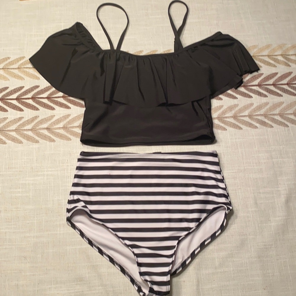 High Waisted Flounce Bikini